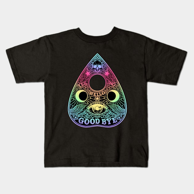 Ouija Planchette Board. All Seeing Eye Kids T-Shirt by OccultOmaStore